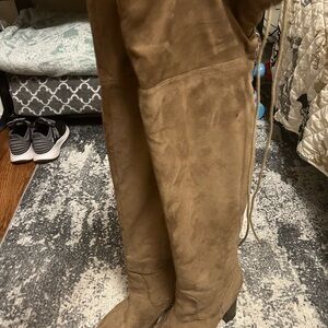 Tan Suede Women's Boots